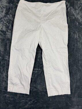 Jones New York White Stretch Pants Size 14 Signature Style